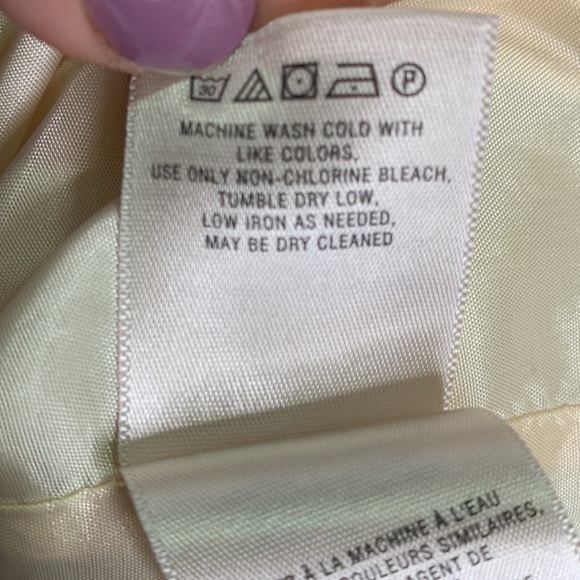 Anthropologie Maeve Tea Garden Sheath Dress Ivory Floral Sleeveless W-792 Size 8 - Picture 8 of 11